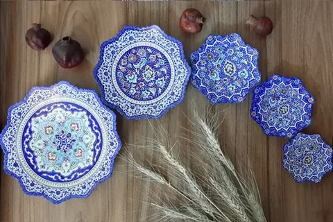 تصویر 1 از خرید و قیمت بشقاب مینا کاری اصفهان + فروش عمده